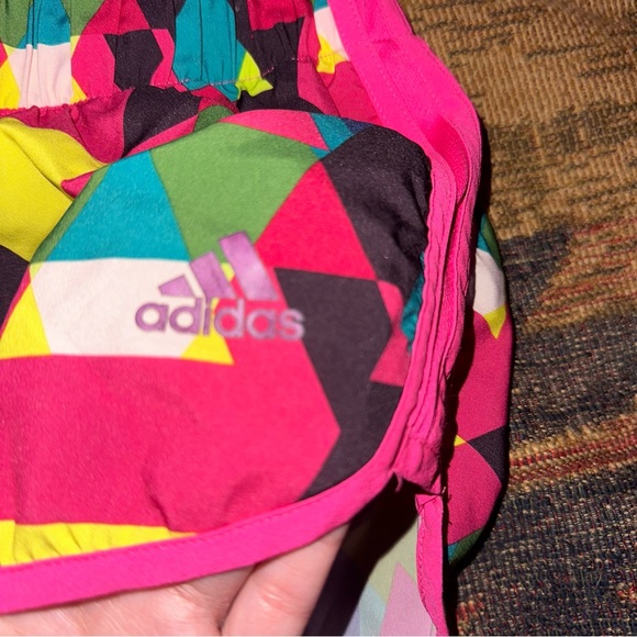 Adidas Colorful Atheltic Shorts with built in underwear - Picture 4 of 7